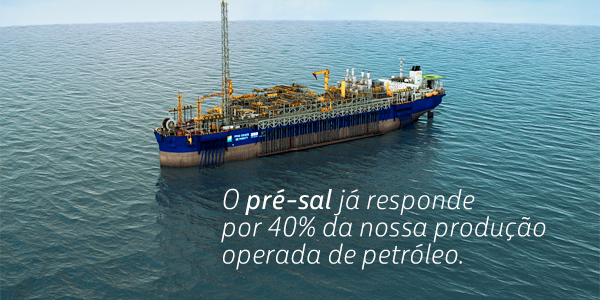 Produção de petróleo no pré sal ultrapassa 1 milhão de barrís /dia