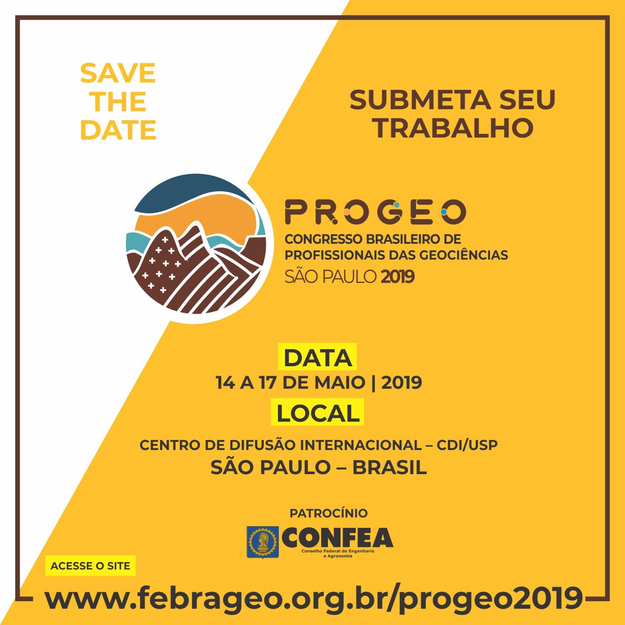 ProGEO 2019 – Divulgação